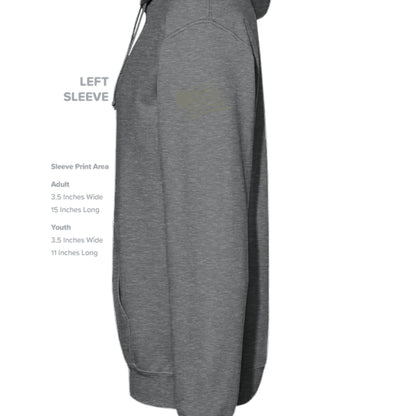 Fan Charcoal Heather - G185 - SLEEVE_LEFT