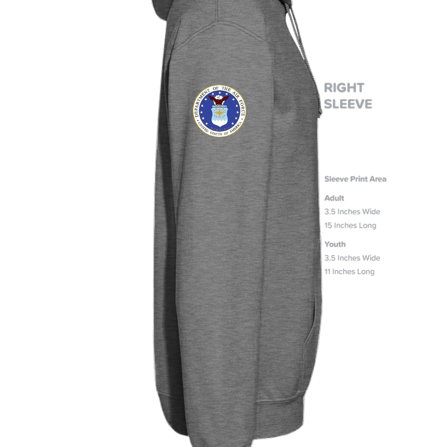 GRAPHITE HEATHER - G185 - SLEEVE_RIGHT
