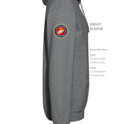 Fan Charcoal Heather - G185 - SLEEVE_RIGHT