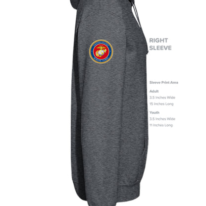DARK HEATHER - G185 - SLEEVE_RIGHT