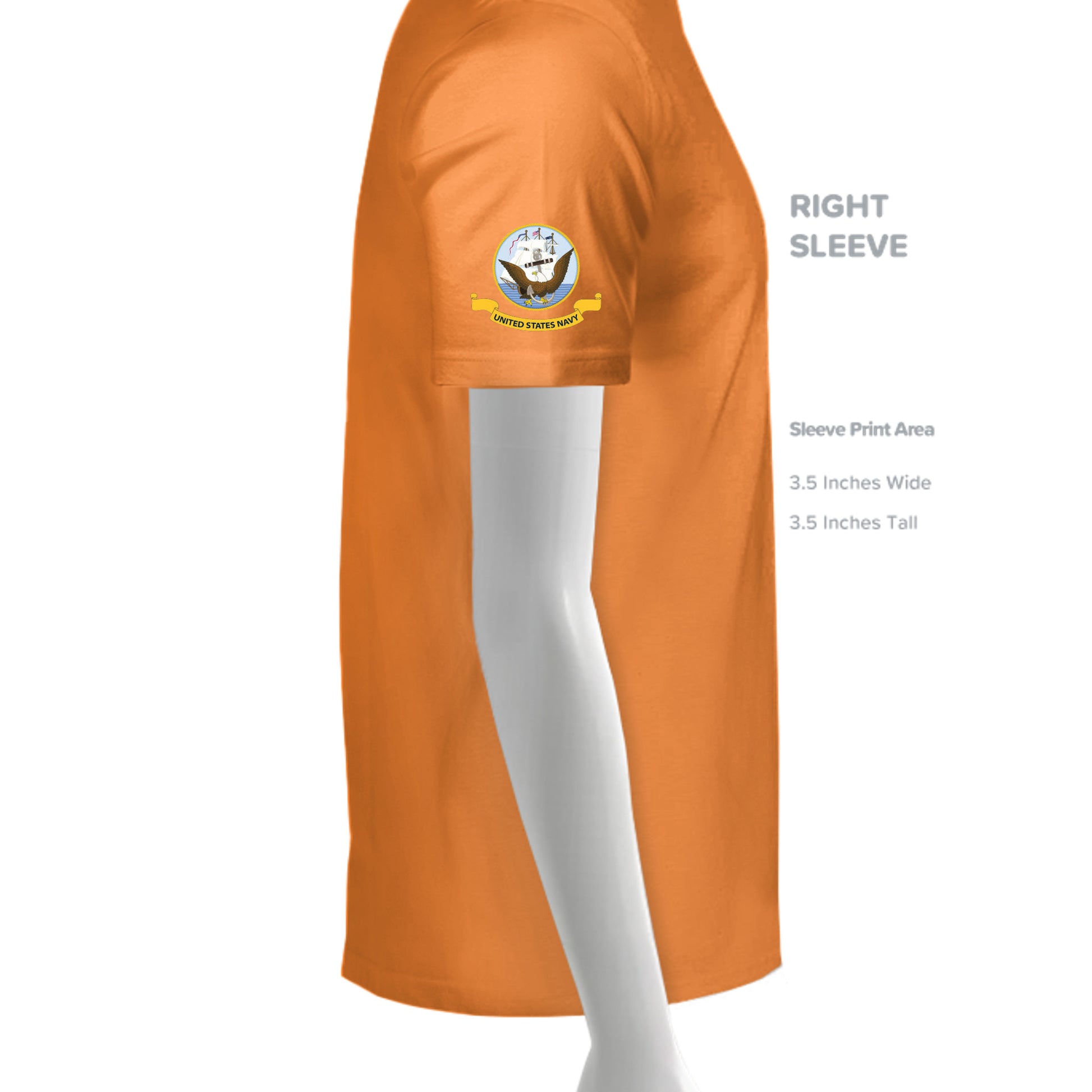 CLASSIC ORANGE - 3600 - SLEEVE_RIGHT