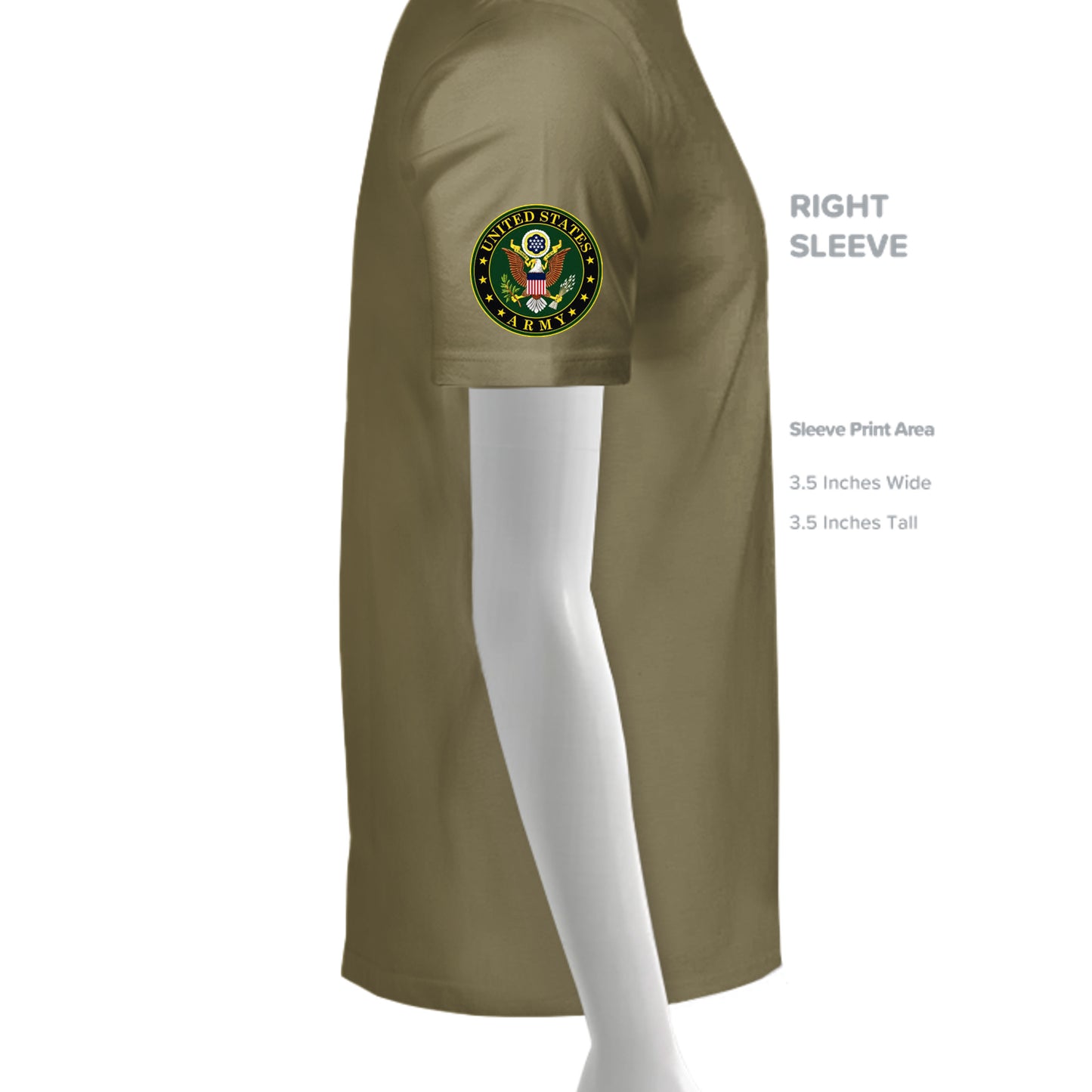 MILITARY GREEN - 3600 - SLEEVE_RIGHT