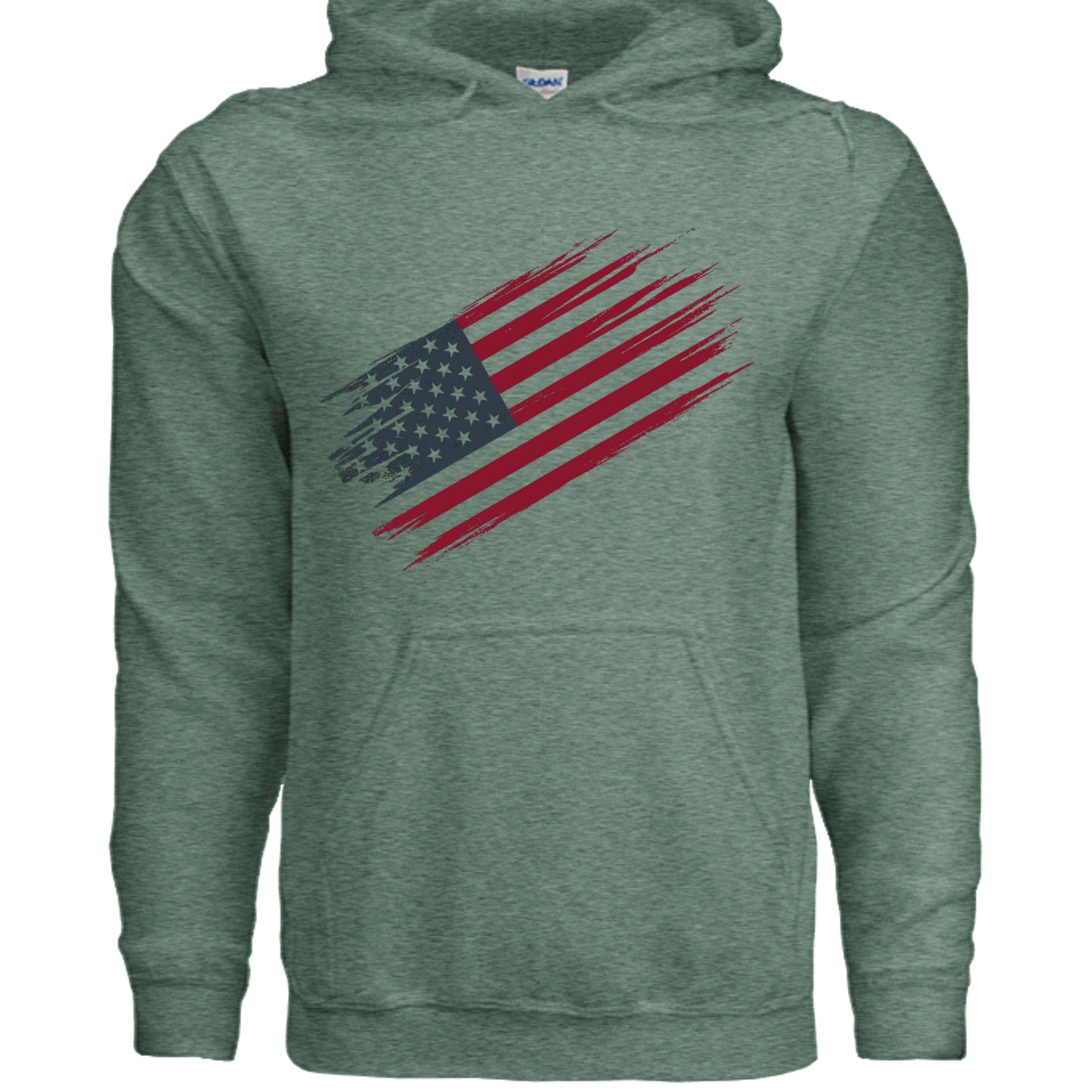 Heather Sport Dark Green - G185 - FRONT