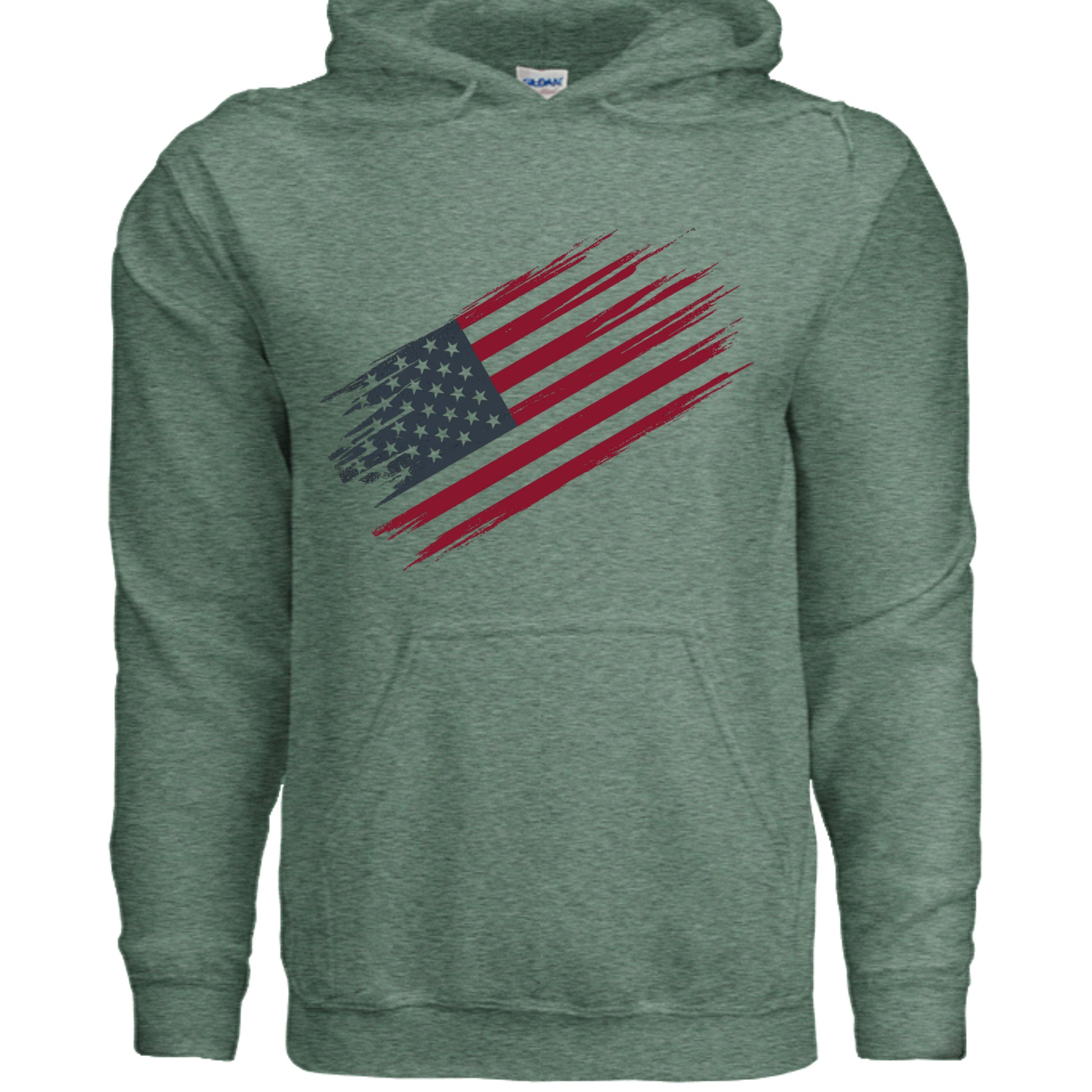 Heather Sport Dark Green - G185 - FRONT
