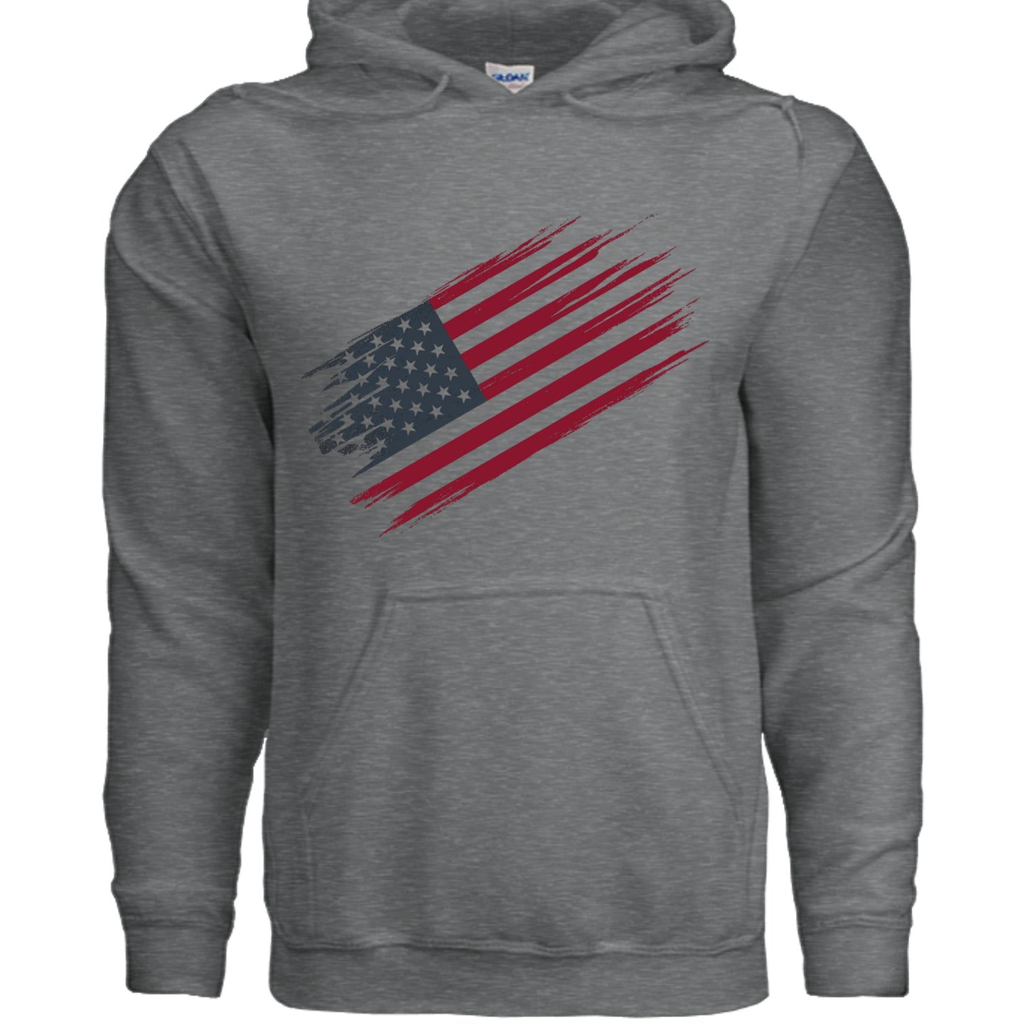 Fan Charcoal Heather - G185 - FRONT