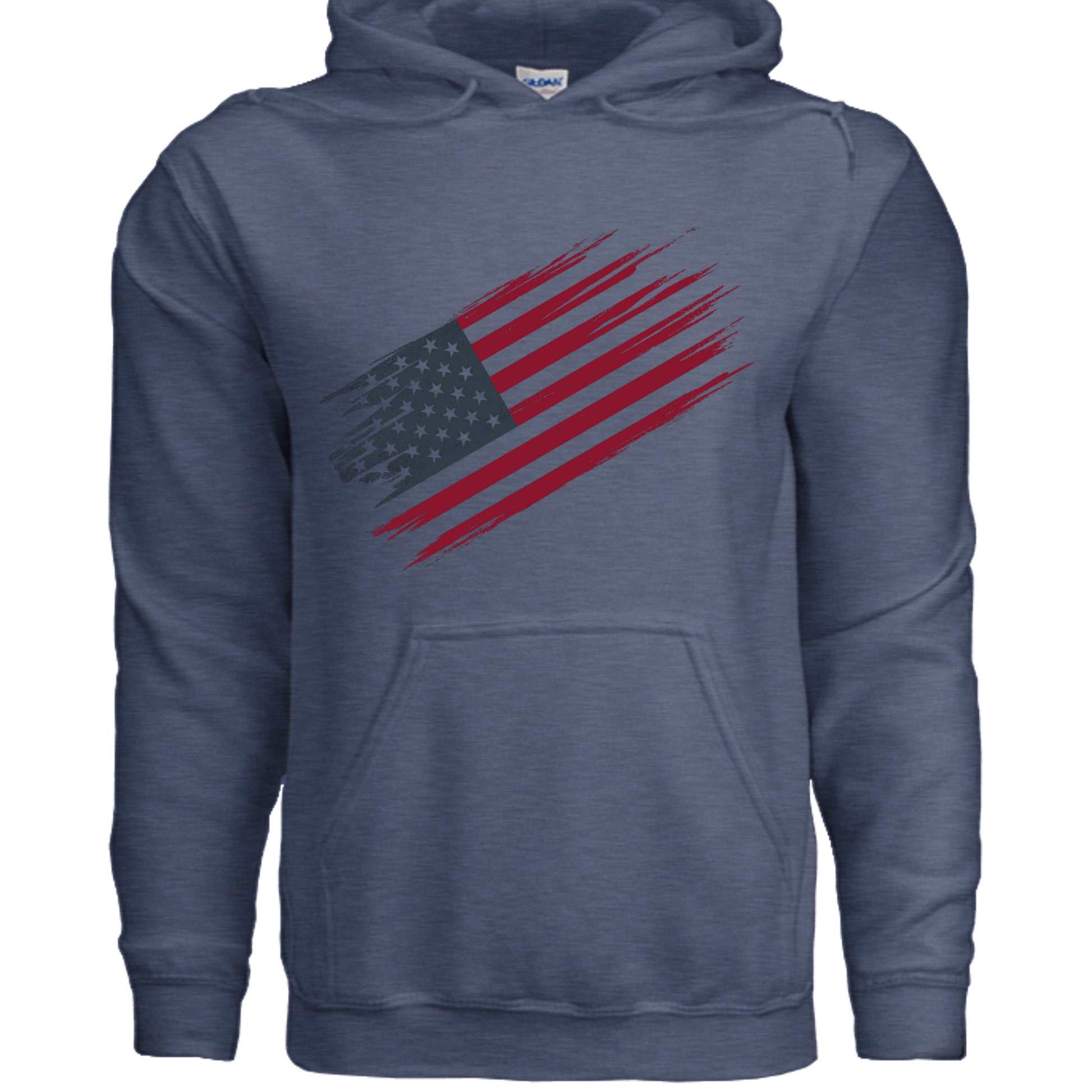 Heather Sport Dark Navy - G185 - FRONT