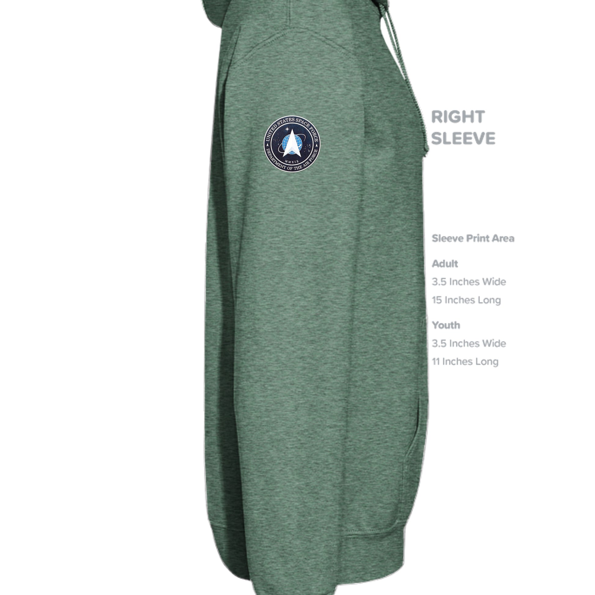 Heather Sport Dark Green - G185 - SLEEVE_RIGHT