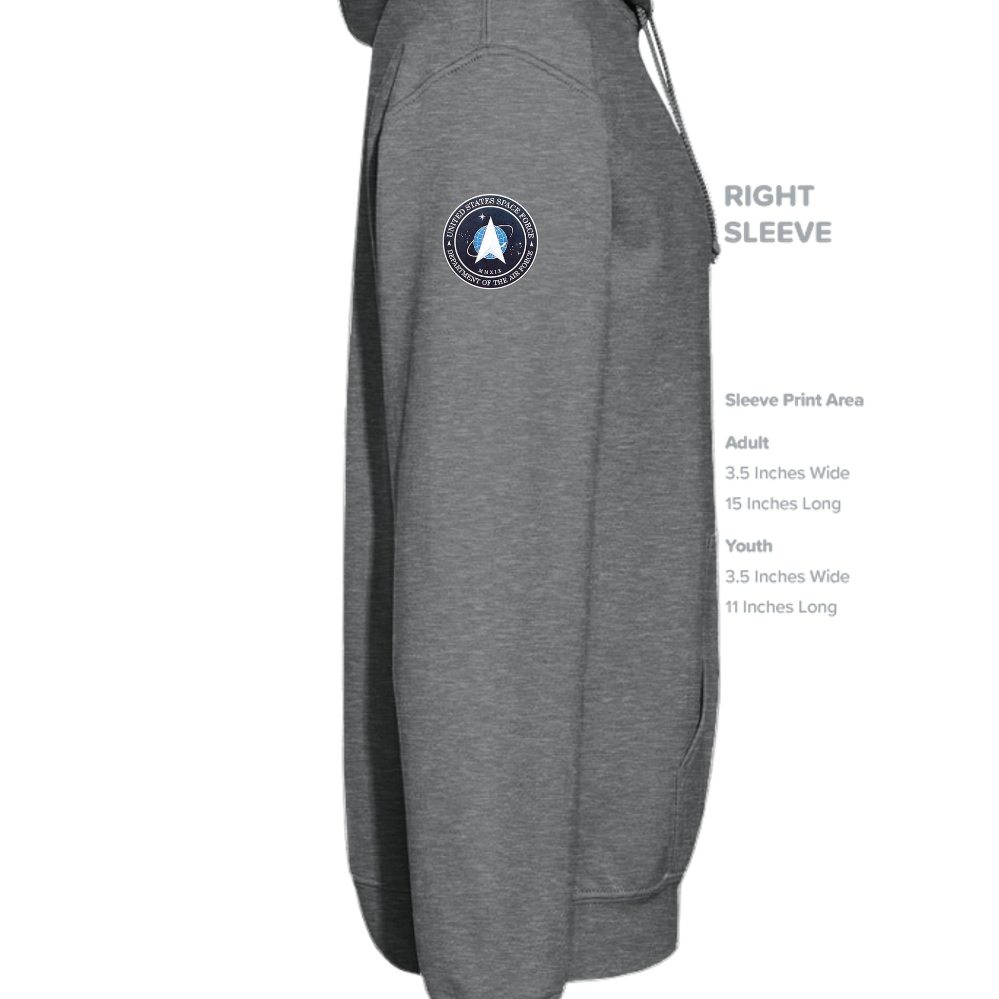 Fan Charcoal Heather - G185 - SLEEVE_RIGHT