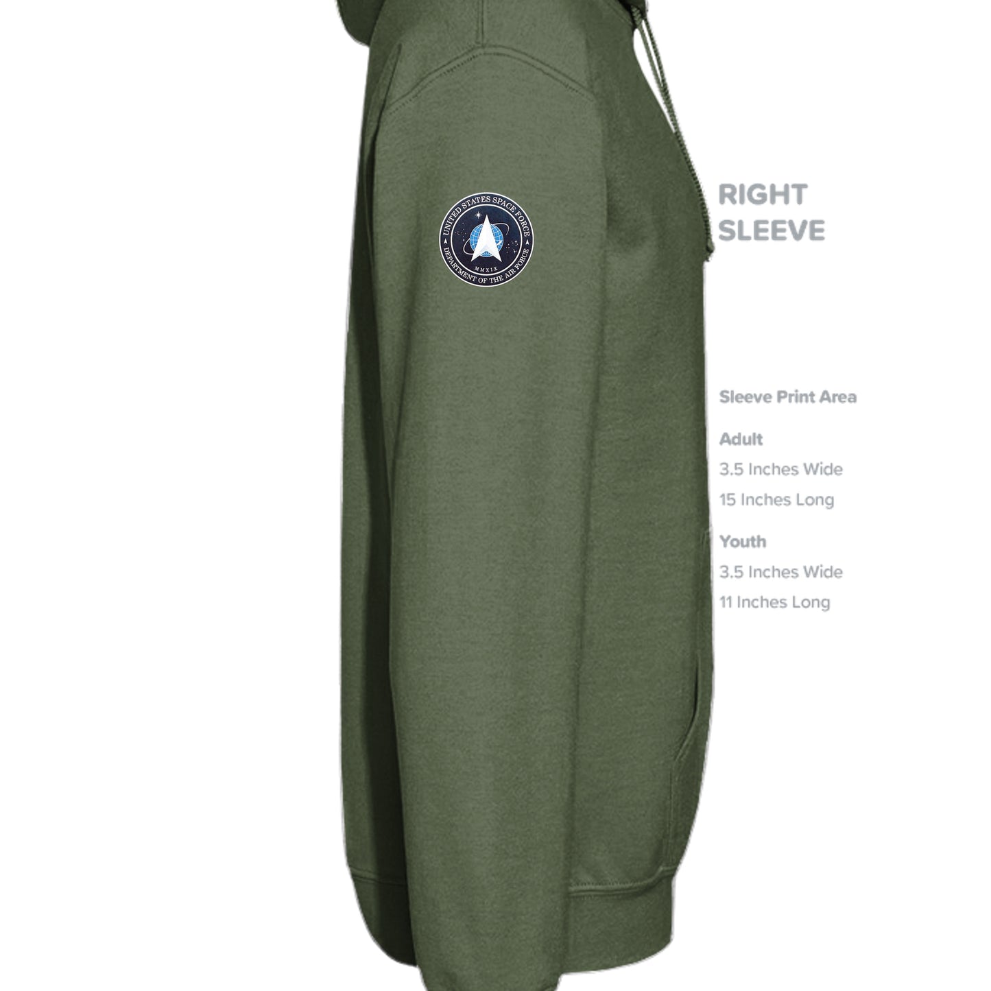 MILITARY GREEN - G185 - SLEEVE_RIGHT