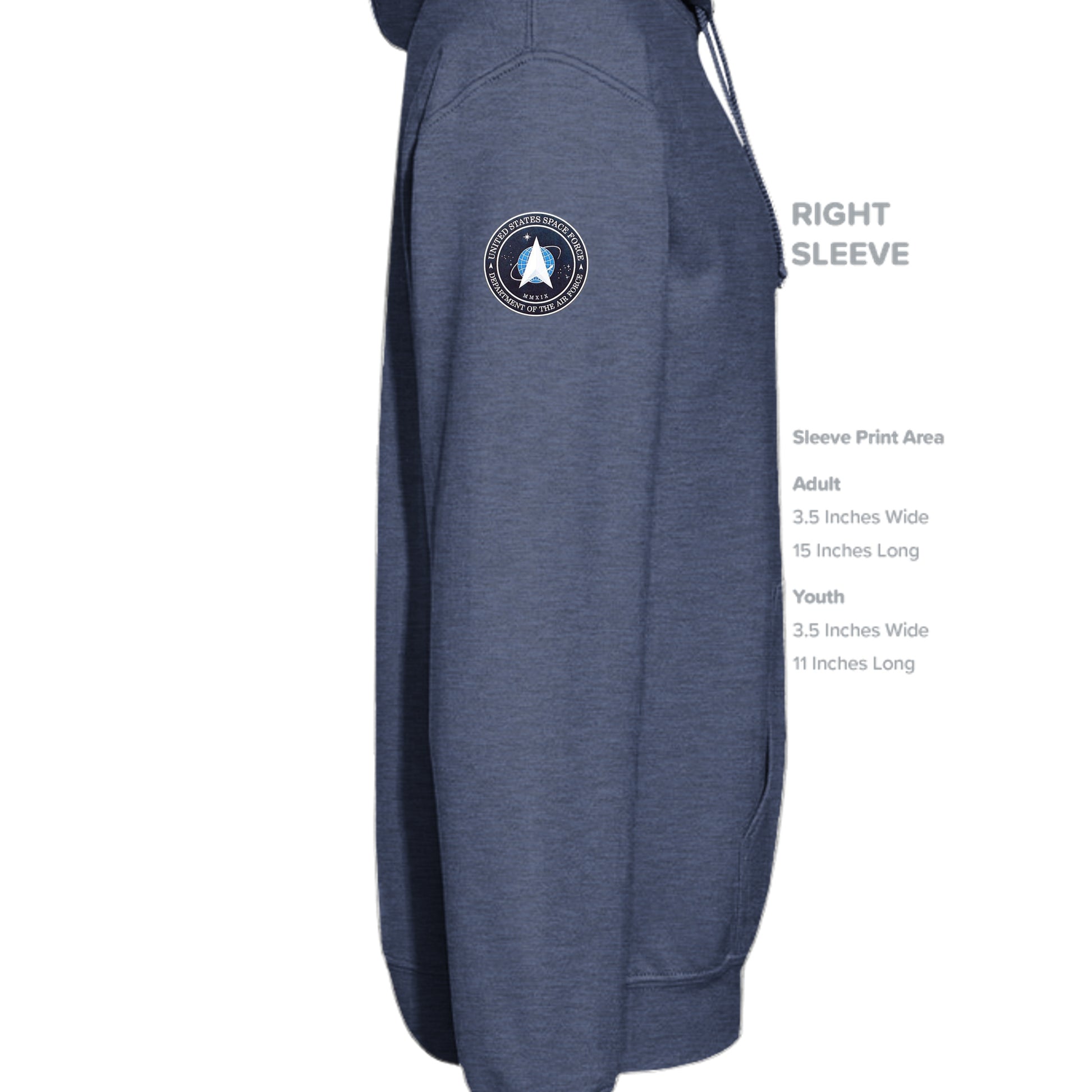 Heather Sport Dark Navy - G185 - SLEEVE_RIGHT