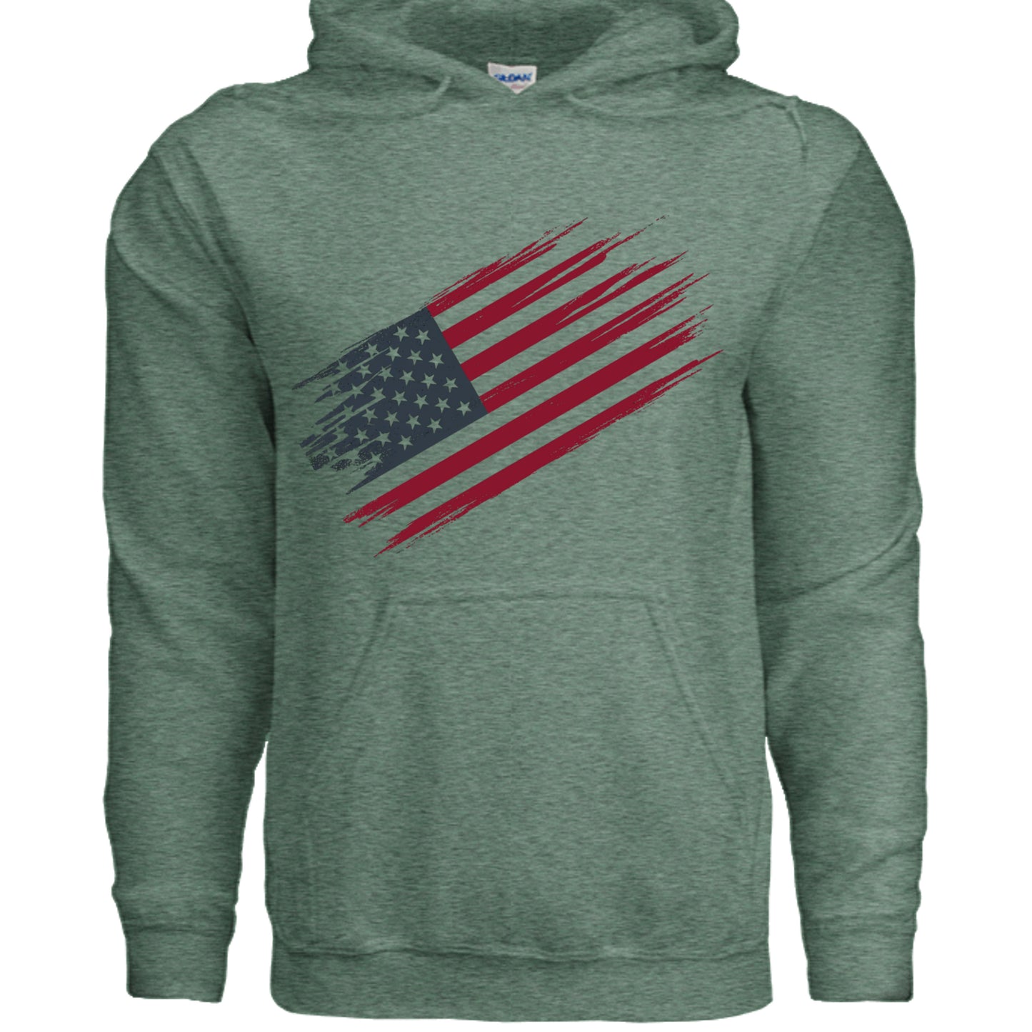 Heather Sport Dark Green - G185 - FRONT