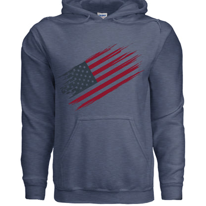 Heather Sport Dark Navy - G185 - FRONT