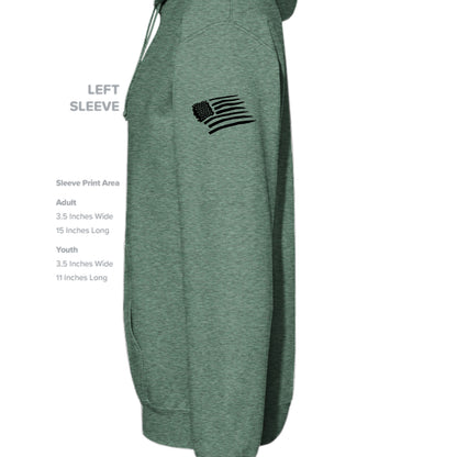 Heather Sport Dark Green - G185 - SLEEVE_LEFT