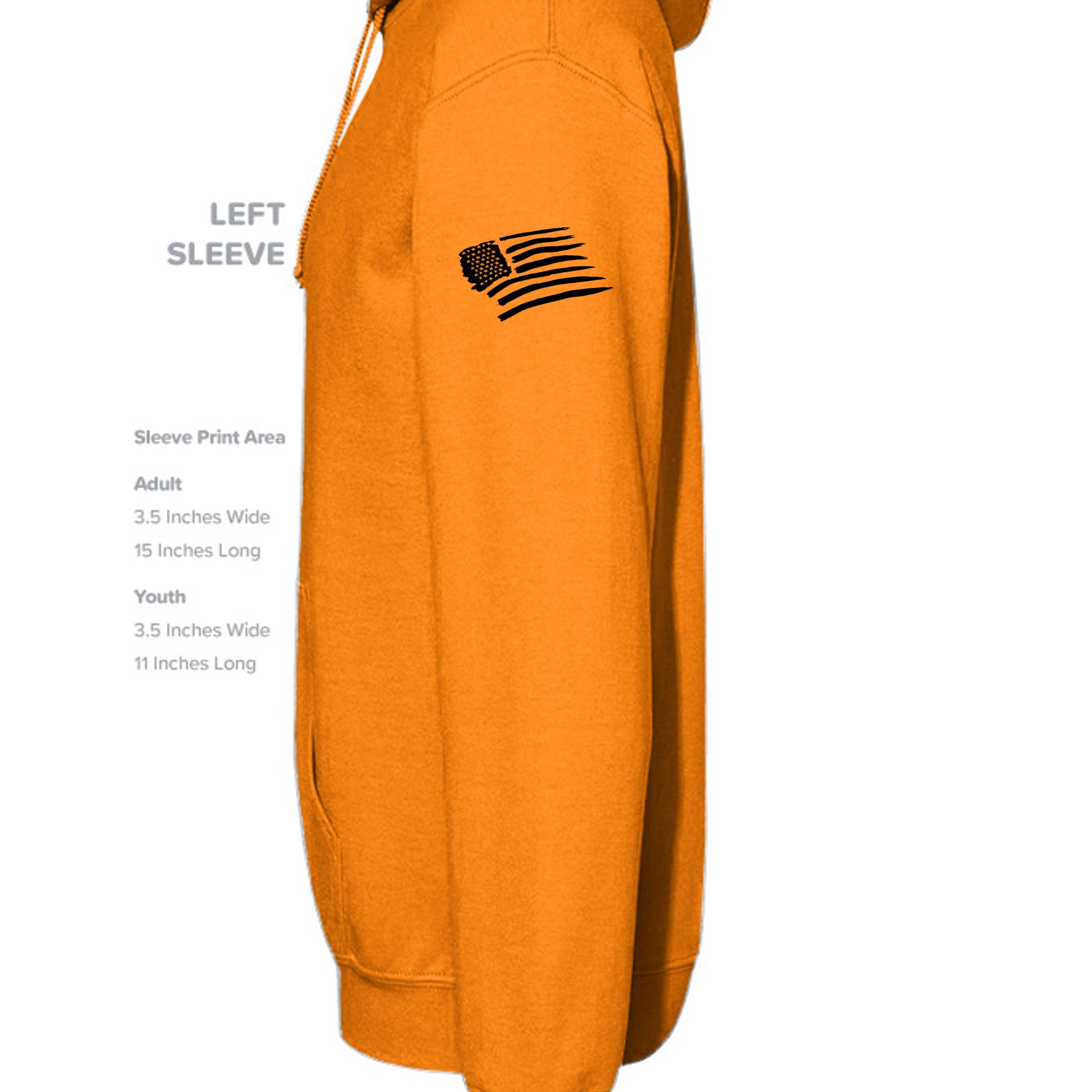 SAFETY ORANGE - G185 - SLEEVE_LEFT