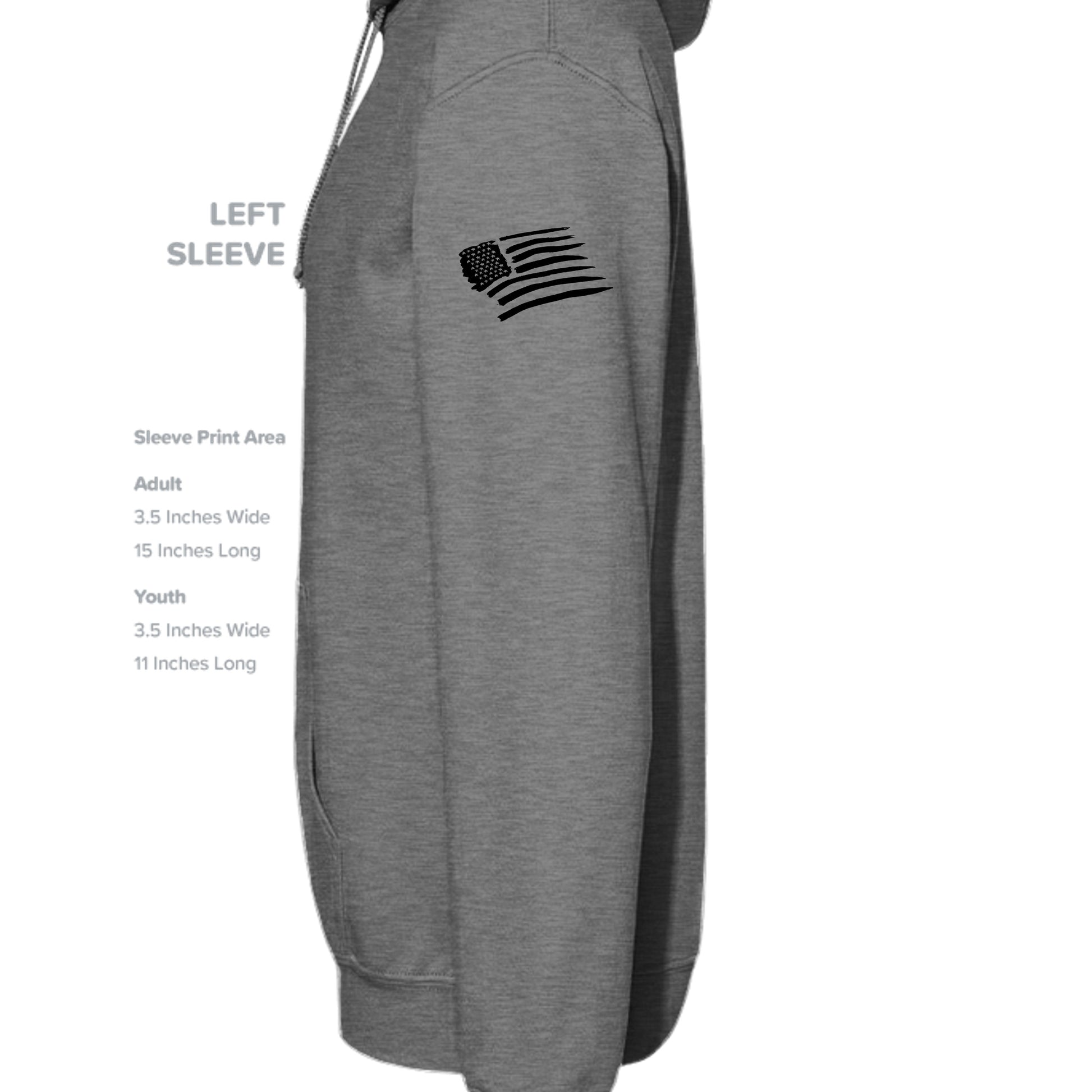 GRAPHITE HEATHER - G185 - SLEEVE_LEFT