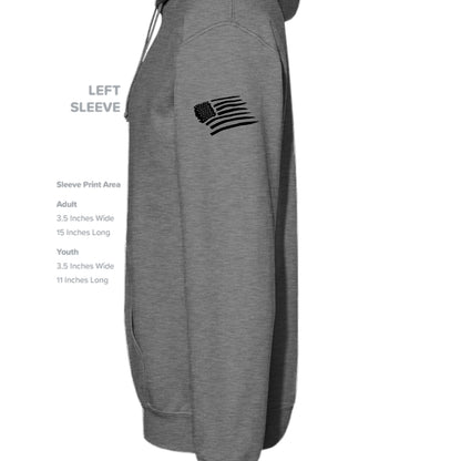 GRAPHITE HEATHER - G185 - SLEEVE_LEFT