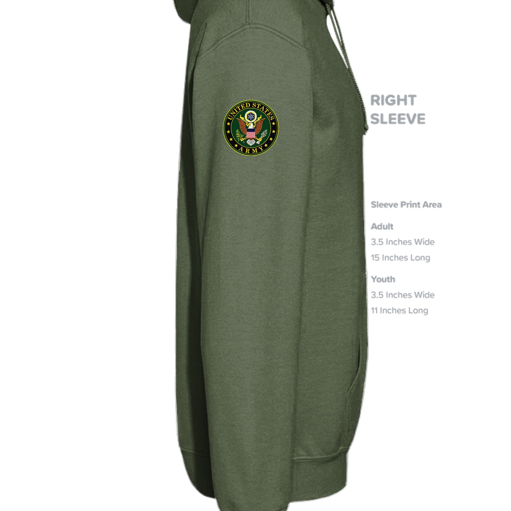 MILITARY GREEN - G185 - SLEEVE_RIGHT