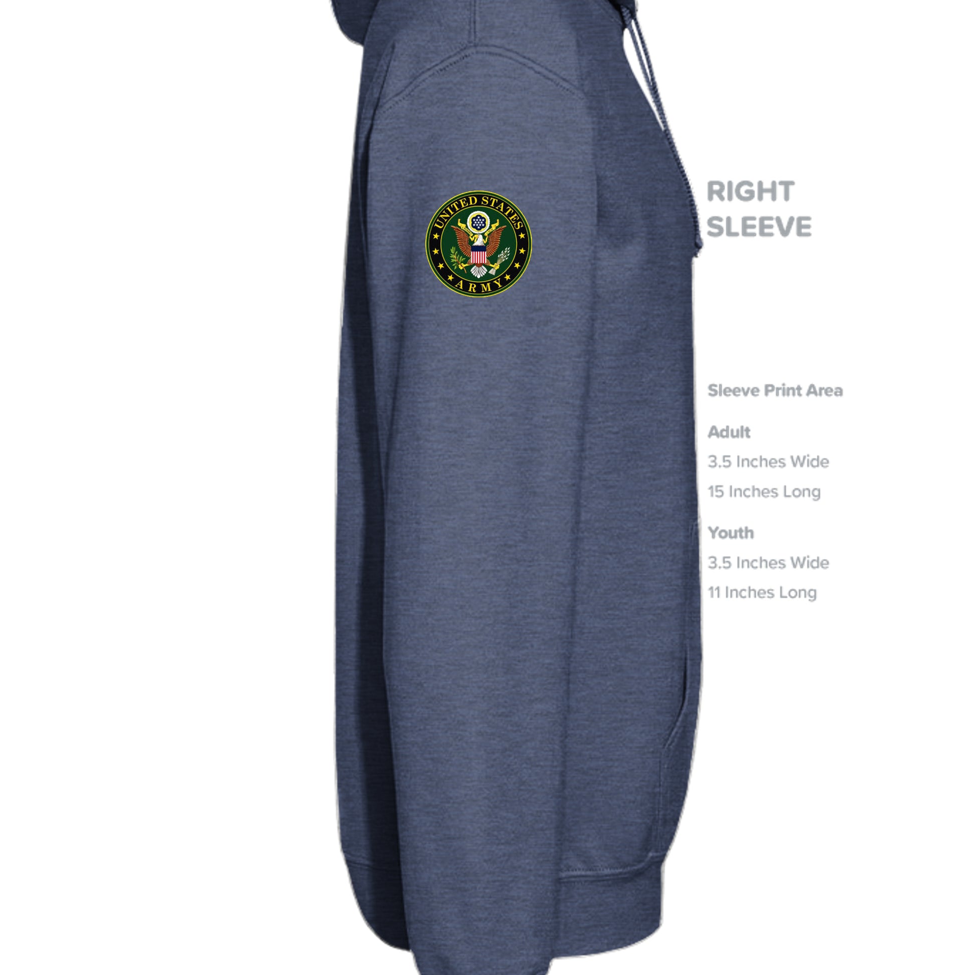 Heather Sport Dark Navy - G185 - SLEEVE_RIGHT