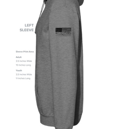 GRAPHITE HEATHER - G185 - SLEEVE_LEFT